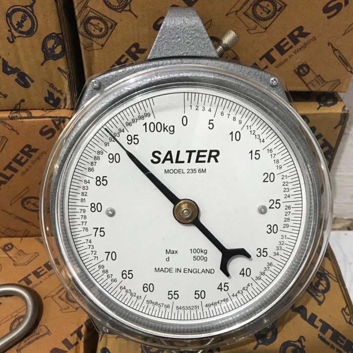 TIMBANGAN GANTUNG MADE IN ENGLAND SALTER 100 KG ORIGINAL
