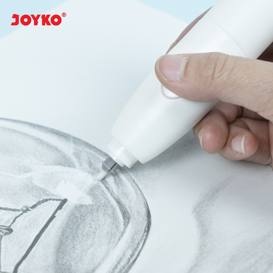 

ELECTRIC ERASER JOYKO ER-119E | PENGHAPUS ELEKTRIK +KIPAS 2 IN 1 | SETIP