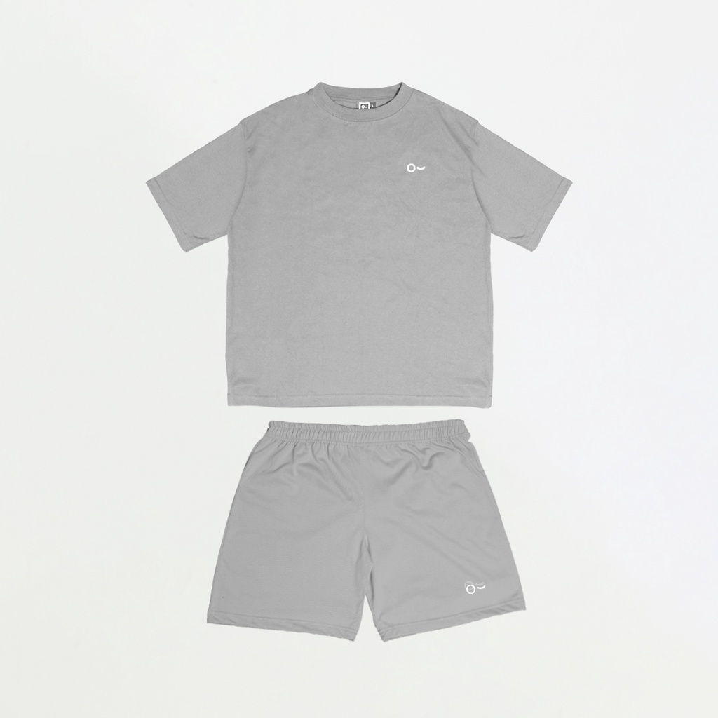 John &amp; Jill Oversize Short Sleeve &amp; Short Pants - Basic Set