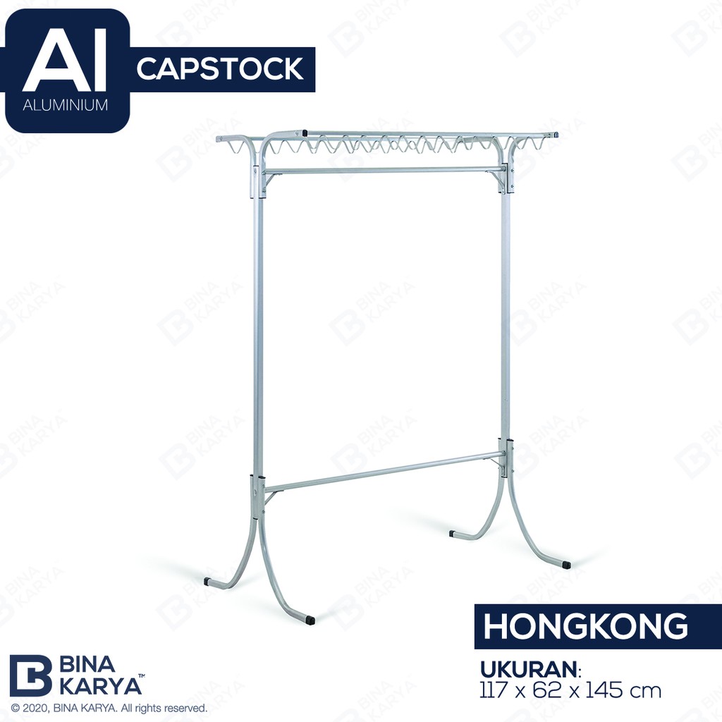 CAPSTOCK ALUMINIUM HONGKONG BINA KARYA 117 cm