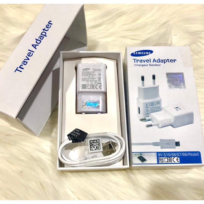 GROSIR CHARGER SAMSUNG 9V NOTE 5 MICRO KOTAK HP ORIGINAL FAST CHARGING S7 S6 S5 S4 S3 S2 S1 QC3.0