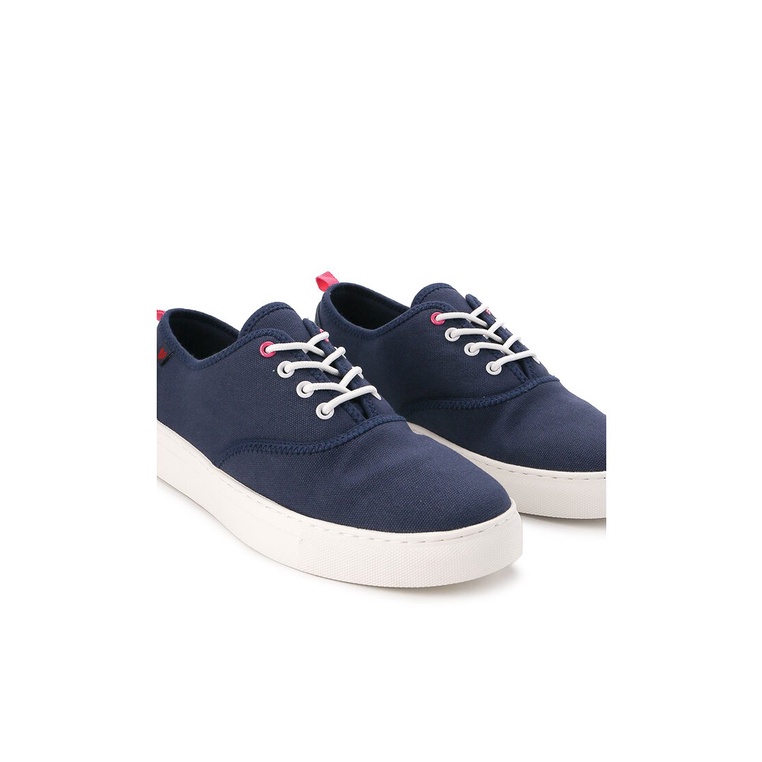 SEPATU SNEAKER OBERMAIN PRIA ORIGINAL CASUAL BRANDED BIRU NAVY OM14