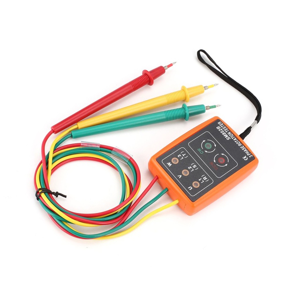 SM852B Digital Phase Sequence Meter Three-phase AC Phase Sequence Meter