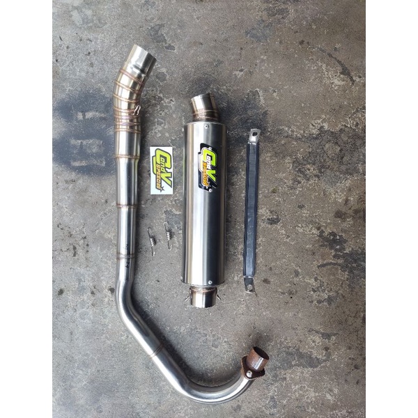 Knalpot Racing model Bulat pnp Gl Cb Megapro Tiger Candy speed 99