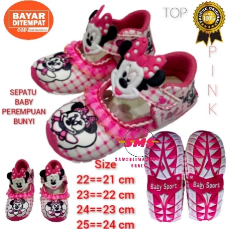 SEPATU BABY PEREMPUAN/SEPATU TEPLEK/SEPATU BABY PEREMPUAN TERBARU