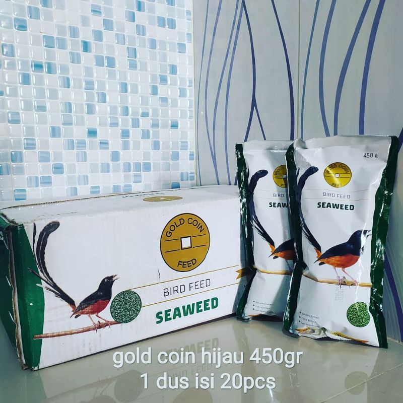 Gold coin murai 450 gram / Goldcoin Murai / pakan burung murai / Gold coin murai  / BIRD SEED