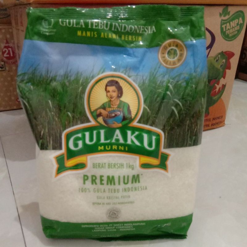 

Gulaku 1kg, gula RB 1kg