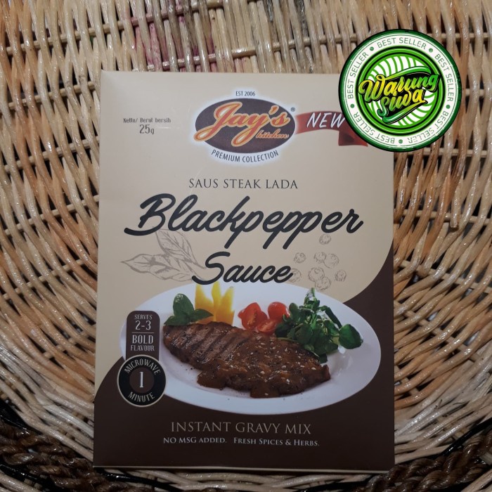 

jay's black pepper sauce steak 25 gram