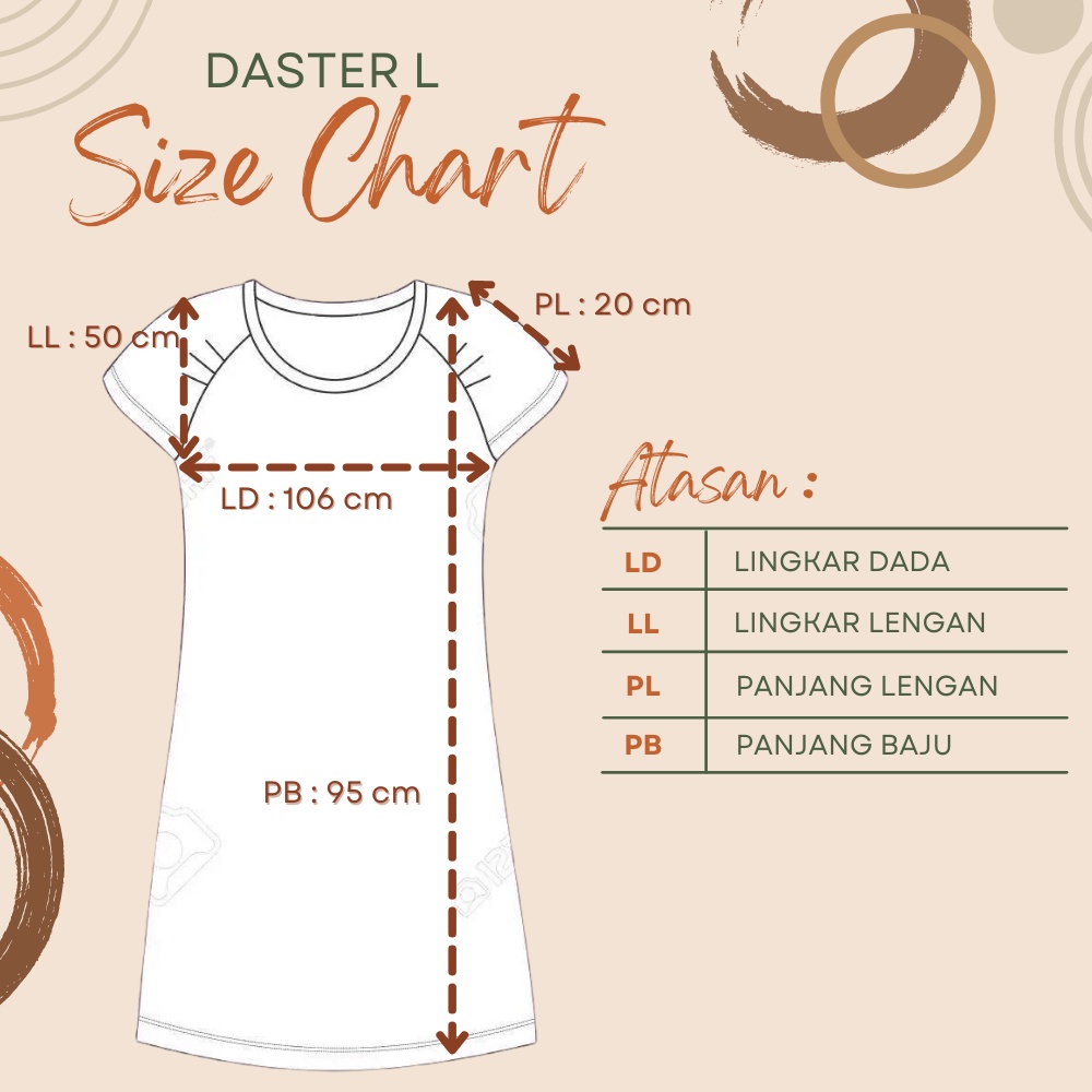 Nyenyak Daster Katun All Size ( size L ) / Daster Wanita