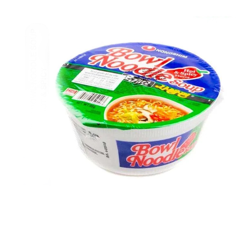 Jual Nongshim Bowl Noodle Soup Hot And Spicy 86gr | Shopee Indonesia