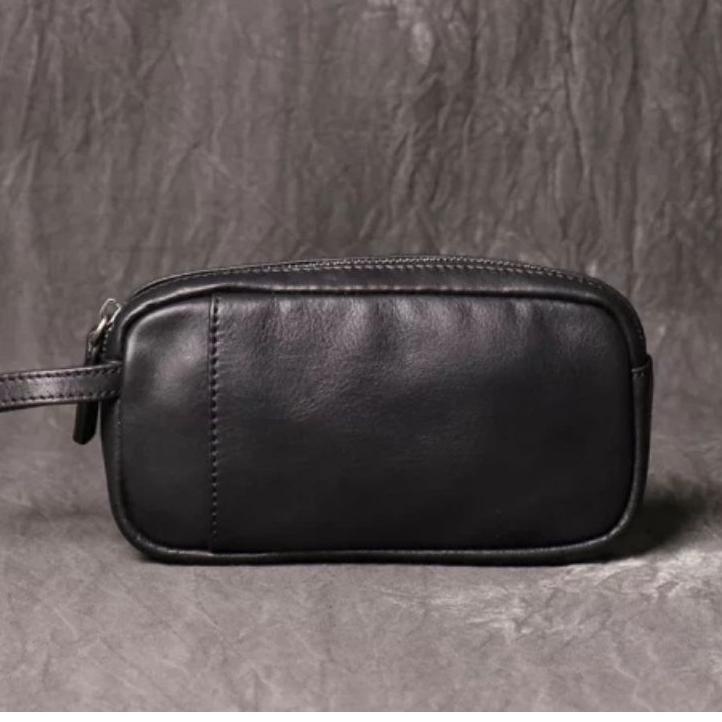 Menarik.. pouch bag kulit asli - tas tangan kulit asli bahan kulit - handbag kulit asli bahan kulit 