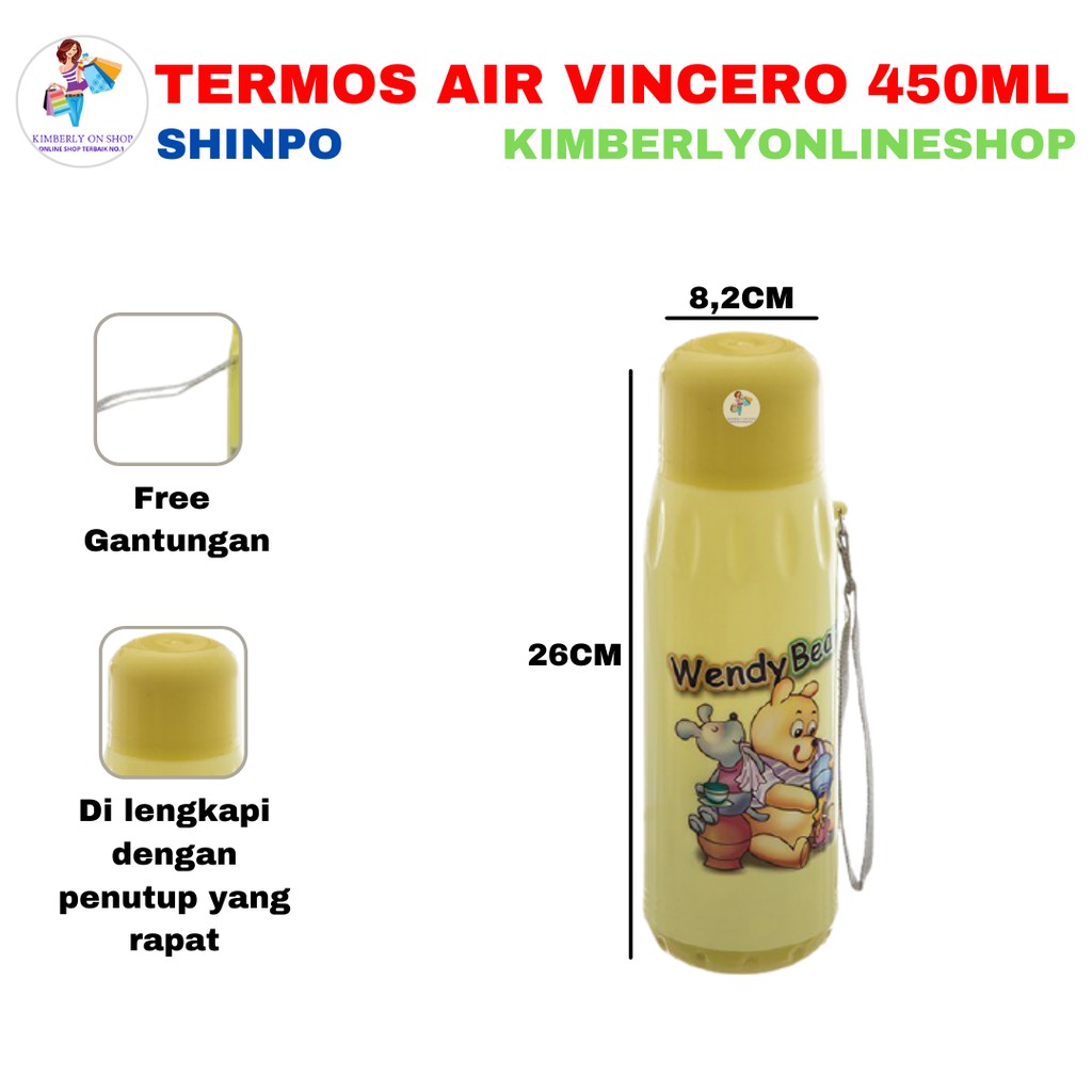 Termos Air Panas Vincero 450 ml Shinpo 224