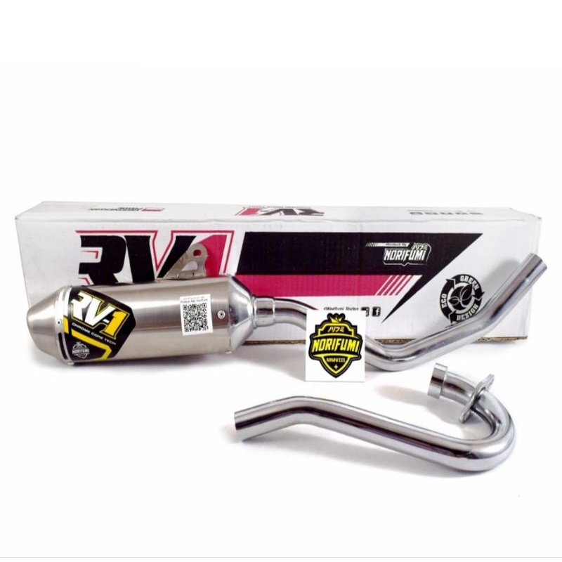 Knalpot RV1 Norifumi CRF 150 L Shorty ORIGINAL ASLI MUFFLER dan CRF150 PROLINER TIPE PL XR 1 P274101