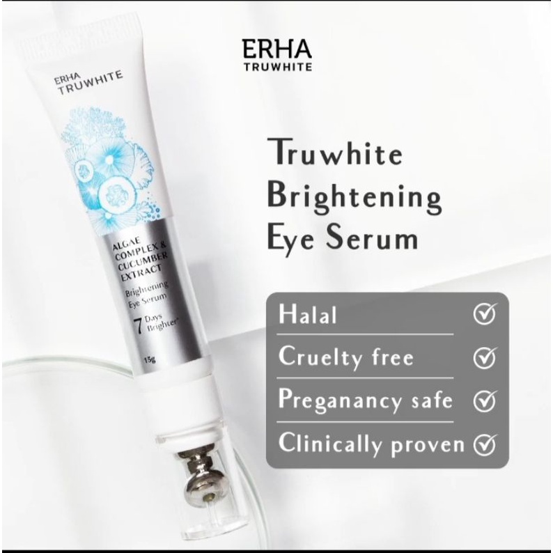 ERHA Truwhite Algae Complex &amp; Cucumber Extract Brightening Eye Serum