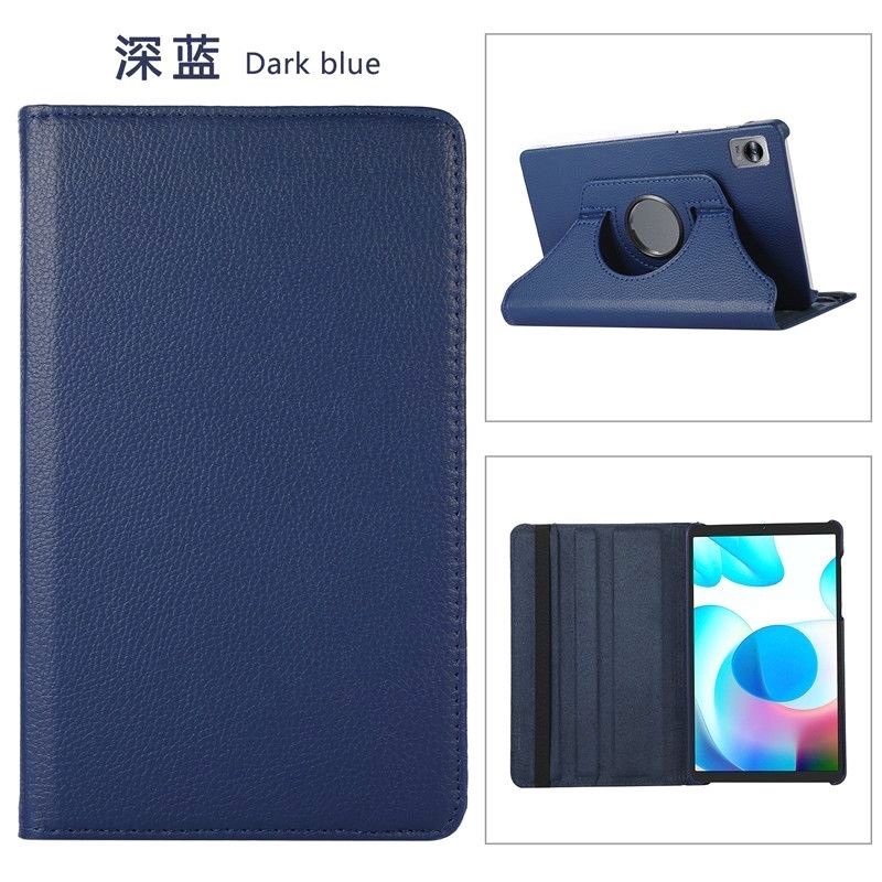 Case Realme Pad Mini 8.7 Inch 2022 Flip Cover Casing Rotary Leather