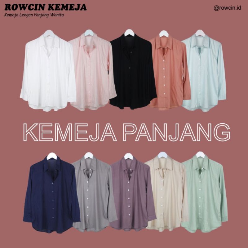 READY STOCK KEMEJA RAYON POLOS KERJA //AUDY SHIRT POLOS//KEMEJA RAYON POLOS KANCING (1KG MUAT 8PCS)