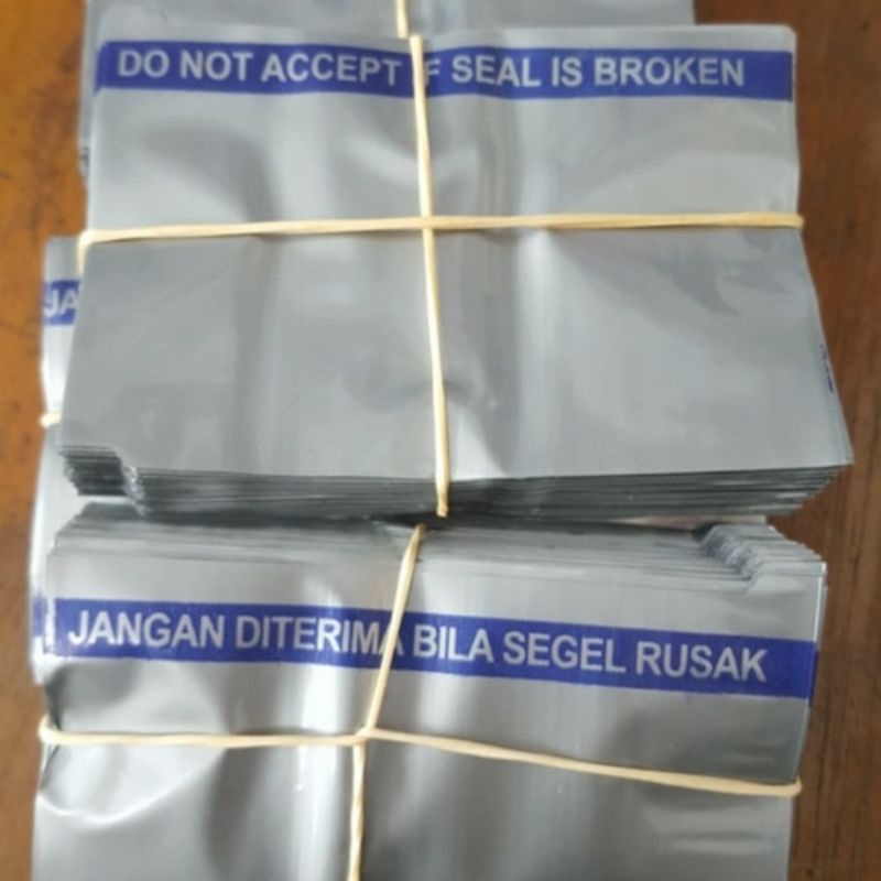 Segel Tutup Galon SILVER Polos Depo Air Minum Isi Ulang ISI 1000PCS