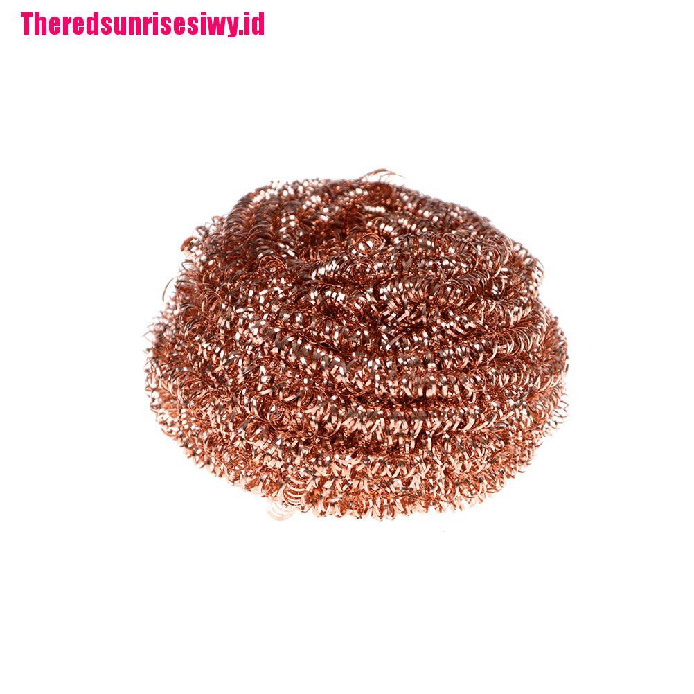 【Theredsunrisesiwy.id】Welding Soldering Solder Iron Tip Cleaner Cleaning Steel Wire Sponge Ball