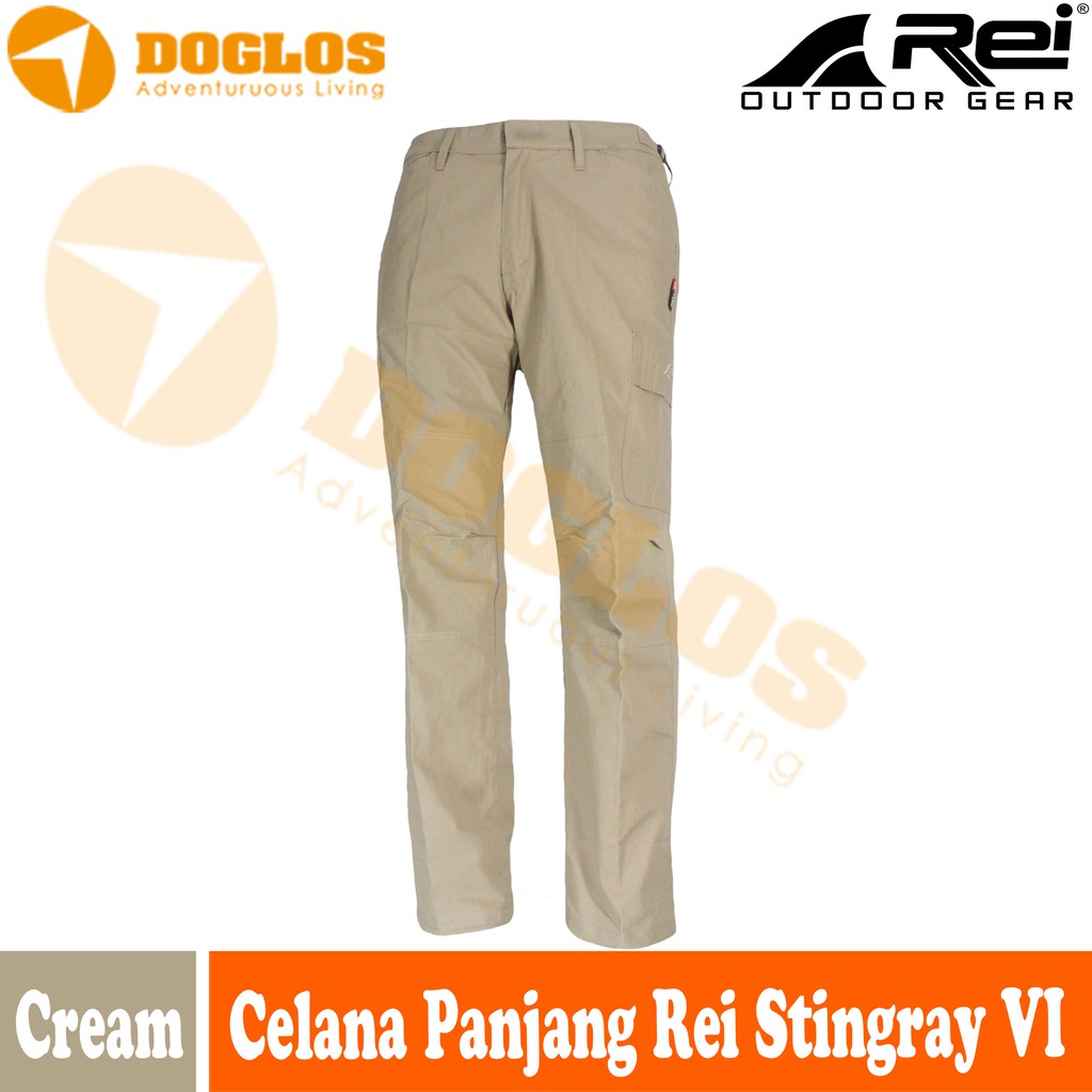 Celana Panjang Cargo Rei Stingray VI Outdoor lapangan Gunung Cream