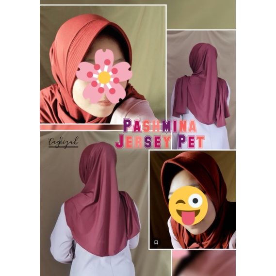 PASHMINA INSTANT JERSEY OVAL **Pet dan Soft Pet** || Ori Premium