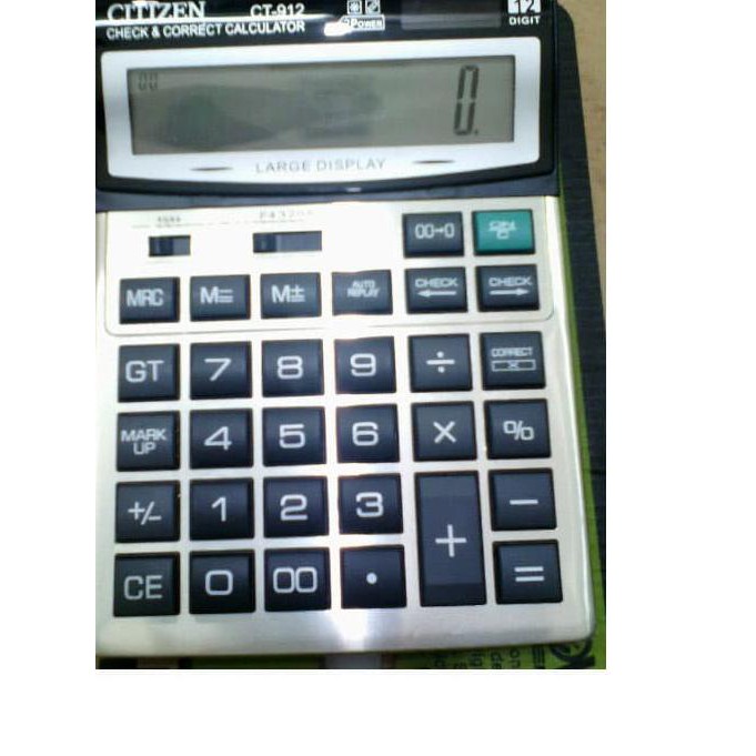 

ᕙ( ͡❛ ͜ʖ ͡❛)ᕗ Kalkulator besar type CT-912 î