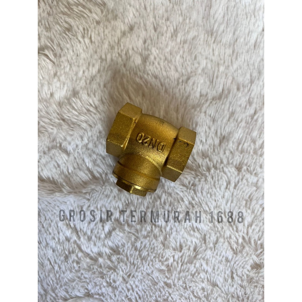 SWING CHECK VALVE KUNINGAN 3/4 Inch