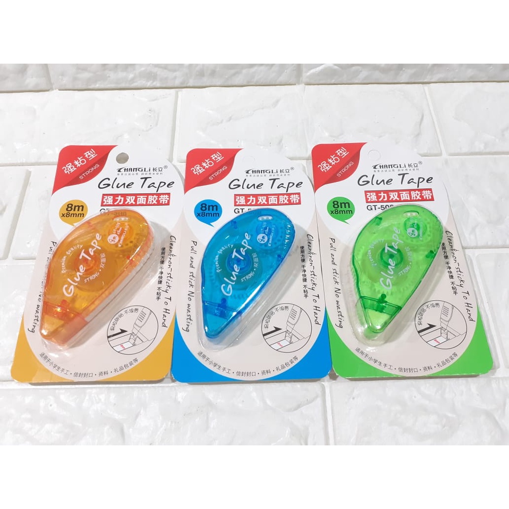 

LJK SHOP – GLUE TAPE / LEM KERING ROLL / LEM KERTAS / GLUE TAPE UKURAN L GT508