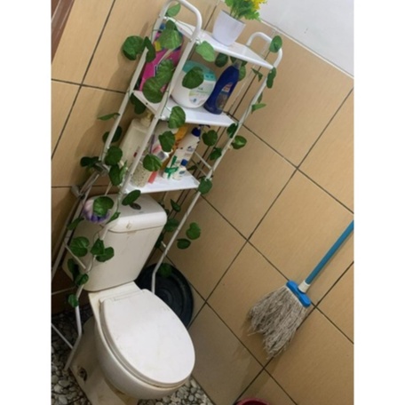 Rak Toilet/ Rak Organizer WC Tissue Sabun/SABUN KLOSET KAMAR MANDI/RAK SERBAGUNA- SHENAR LARIS MANIS