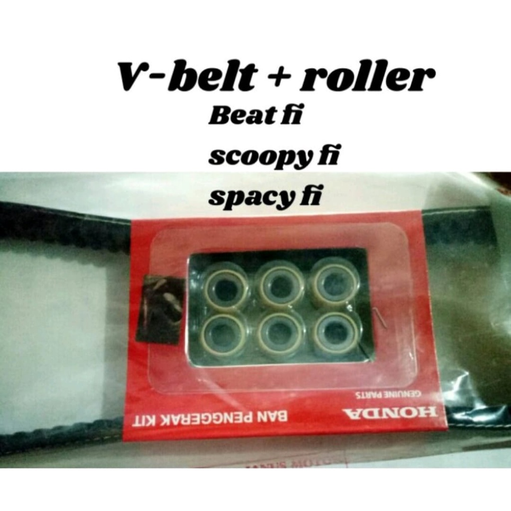 VANBELT KZL V BELT SET ROLLER 100% ORIGINAL ASLI AHM KZL BUAT BEAT FI,SPACY