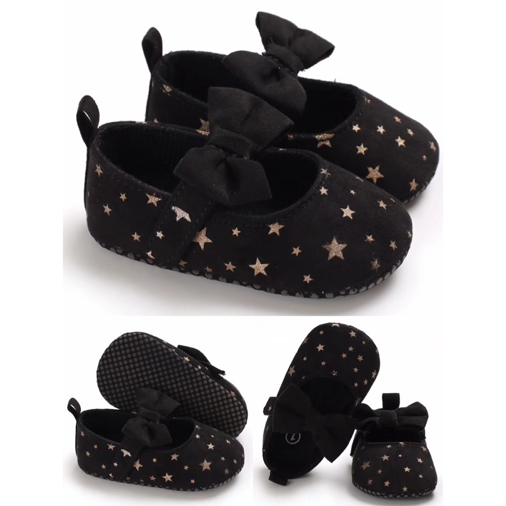 SALE 6.6 LittleAaron CUCI GUDANG B190 STAR Sepatu prewalker bayi dan anak perempuan newborn 3-18 bulan Sport Termurah Sendal Bayi Anak Cewek Cowok