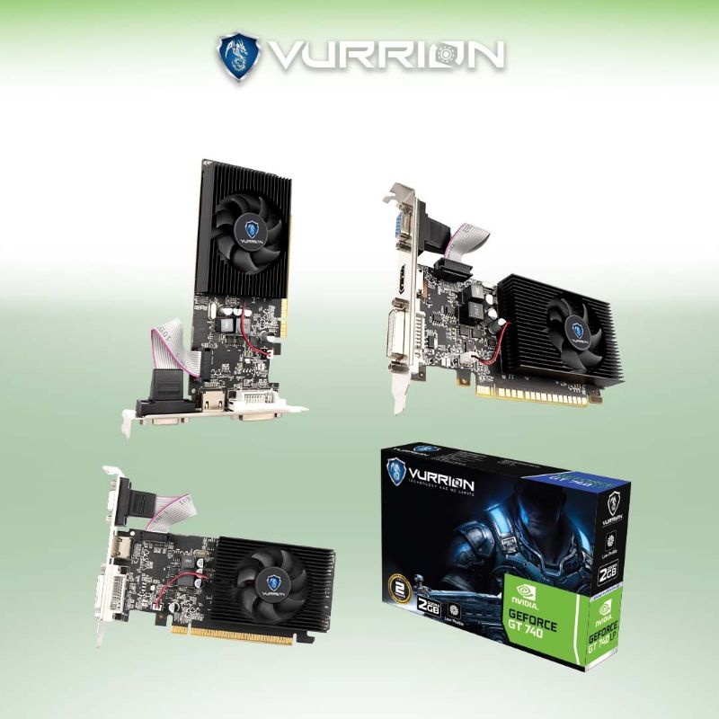 VGA AGS VURRION NVIDIA GT740 LP 2GB DDR3 128bit REAL CAPACITY