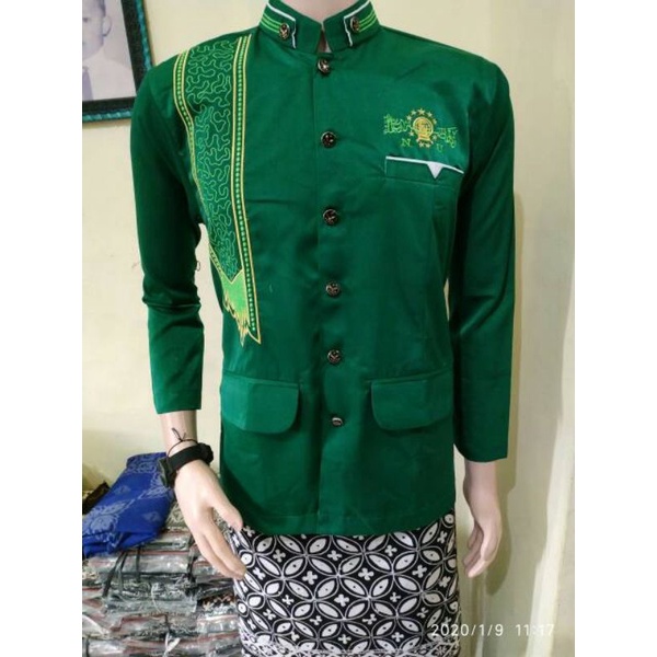 jasko muslim bordir NU /Jaskoko pria dewasa , jasko bordir motif sorban