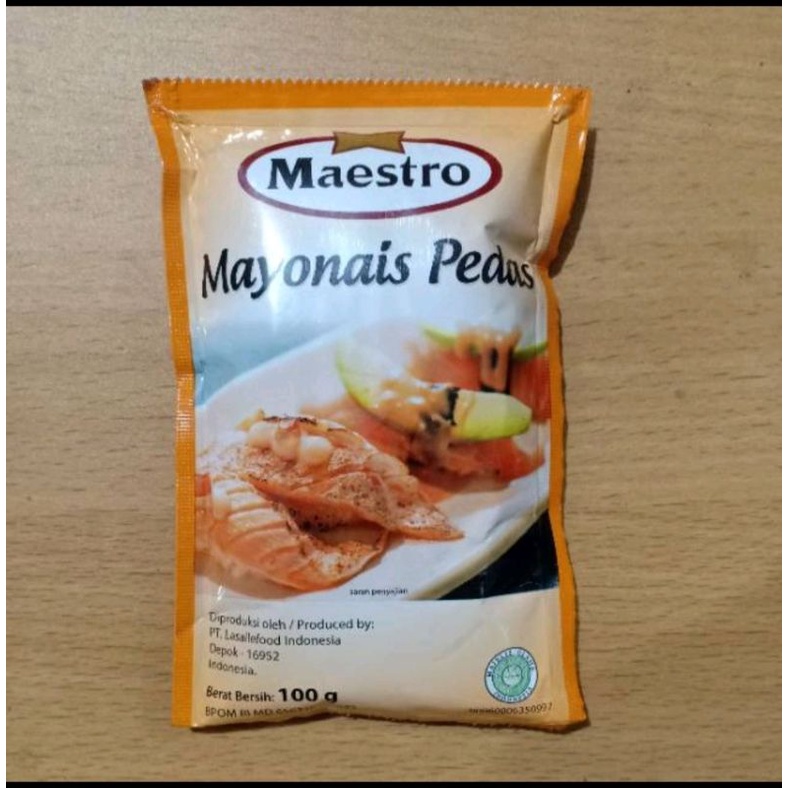 

Maestro Mayonnais Pedas Sachet 100gr
