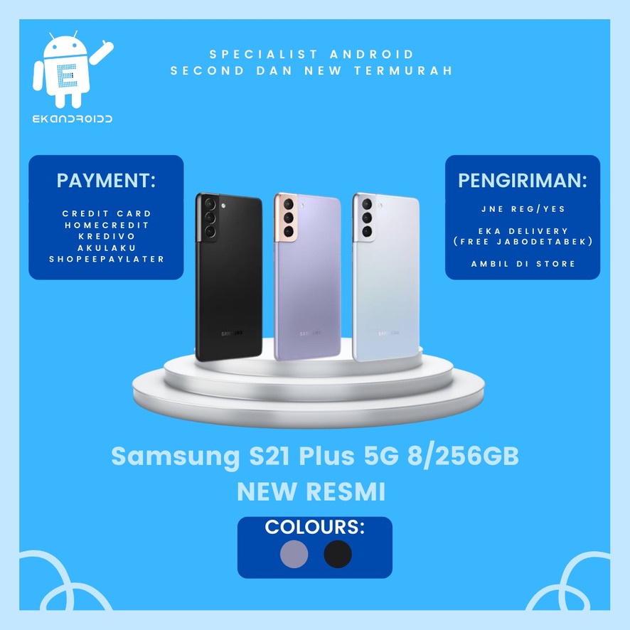 SAMSUNG S21 PLUS 5G 8/256GB NEW RESMI