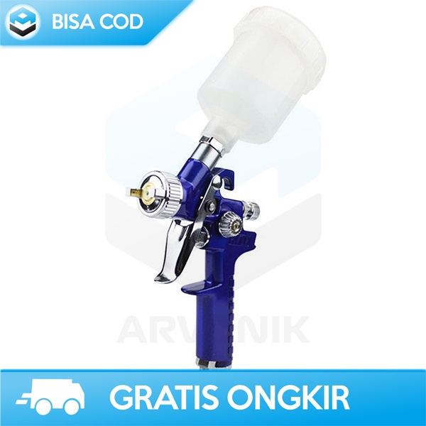 SEMPROTAN CAT SPRAY GUN HVLP AIRBRUSH 100ml TAFFWARE ORI RINGAN ORI