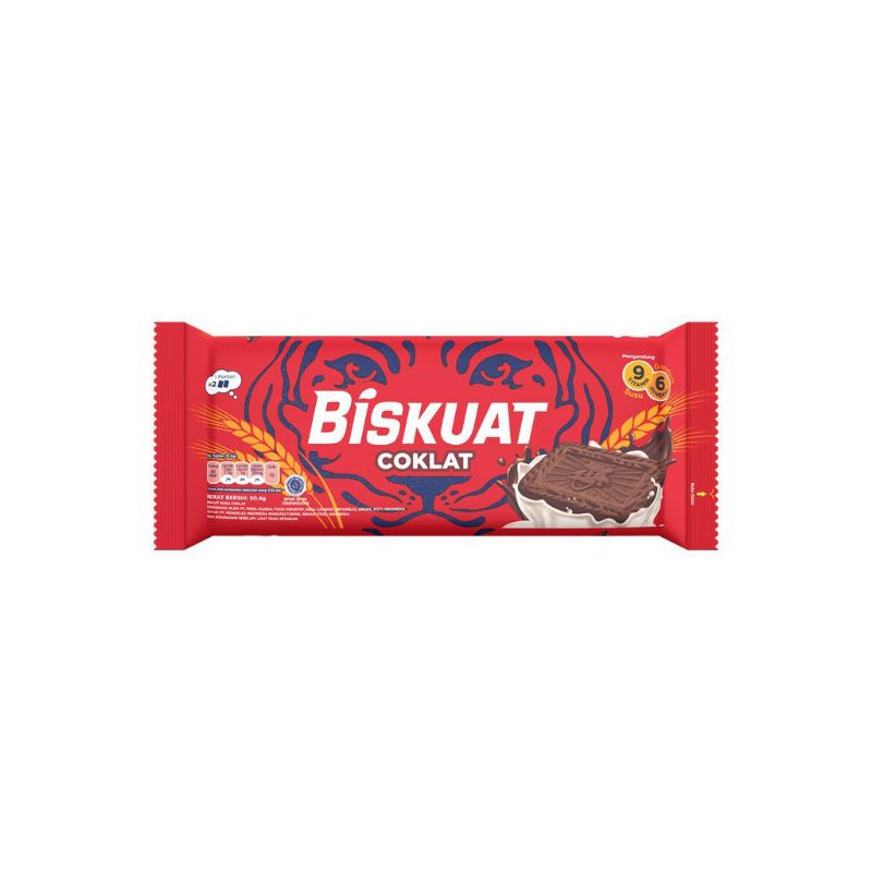 

Biskuat biskuit coklat 2pc@45.6g