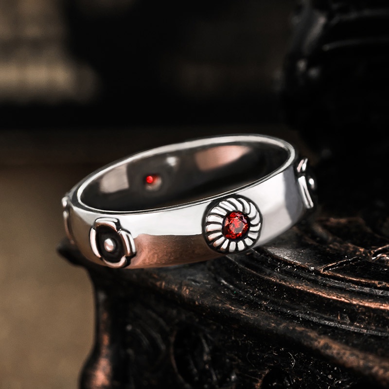 Cincin Desain Kastil Howl 's Moving Untuk Pasangan