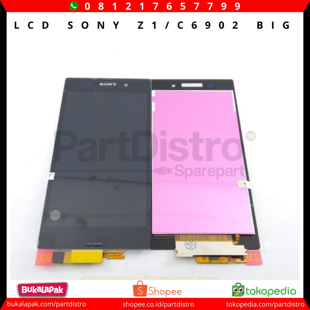 LCD TS SONY Z1 BIG (C6902) ORI BLACK