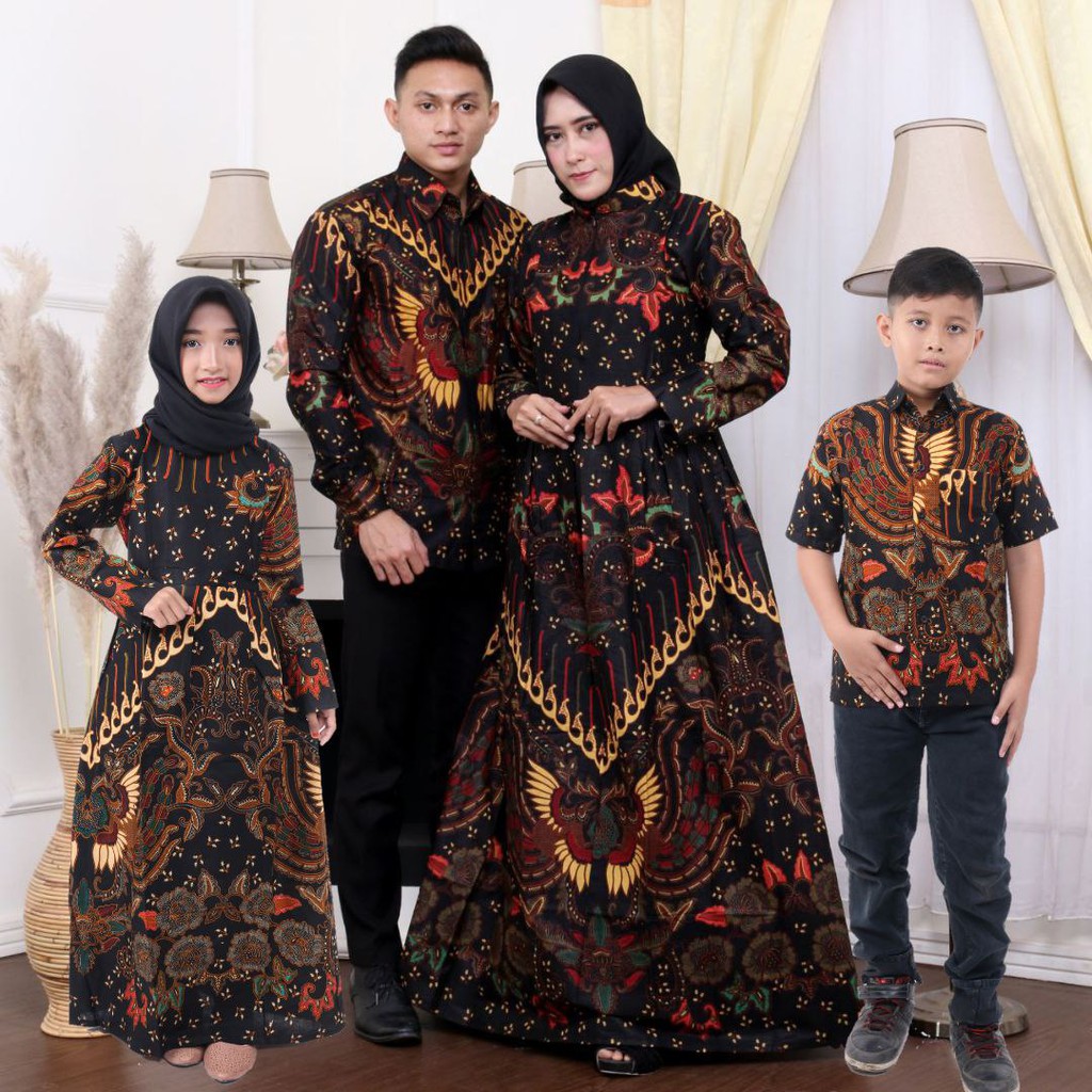 BATIK COUPLE GAMIS PRIA WANITA KATUN ORIGINAL GAMIS BUSUI RESLETING DEPAN