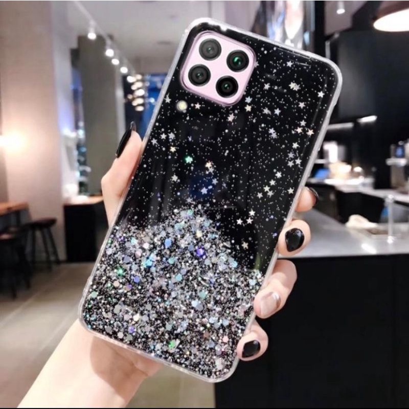 Samsung Galaxy M62/F62 A02S A03S A03 A03 Core A34 5G A54 5G Casing Soft Case Tpu Bahan Premium Glitter Glossy