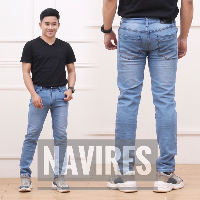 Celana Jeans Pria panjang Skinny Slim Fit Panjang Melar promo awal tahun 2021