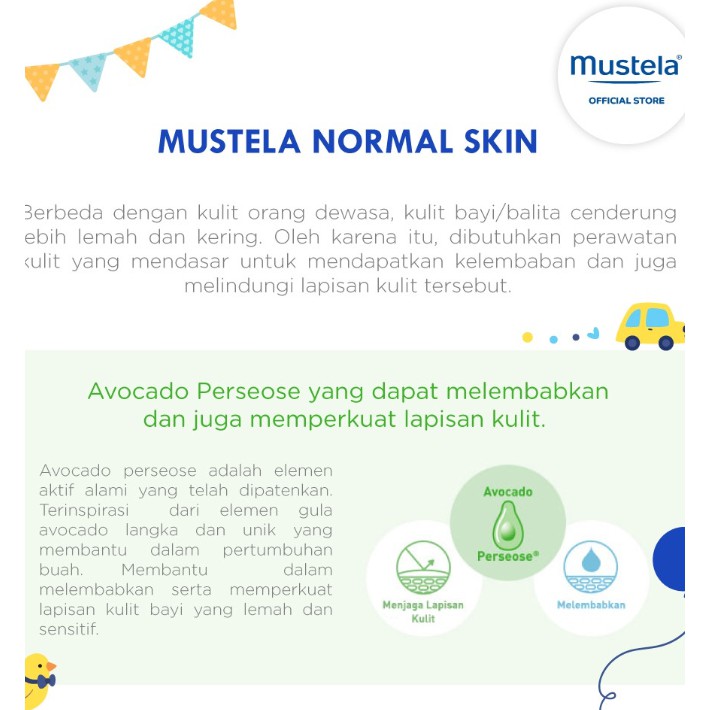 Mustela bebe 2 in 1 Cleansing Gel hair and body wash 200ml