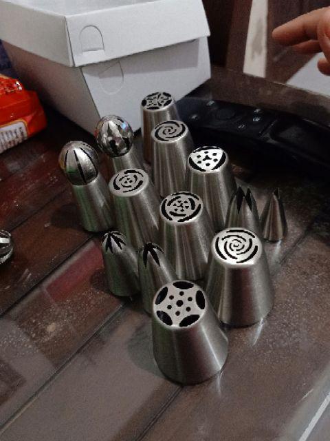 3pcs Spuit Rusia Ball Shape Spuit Cupcake