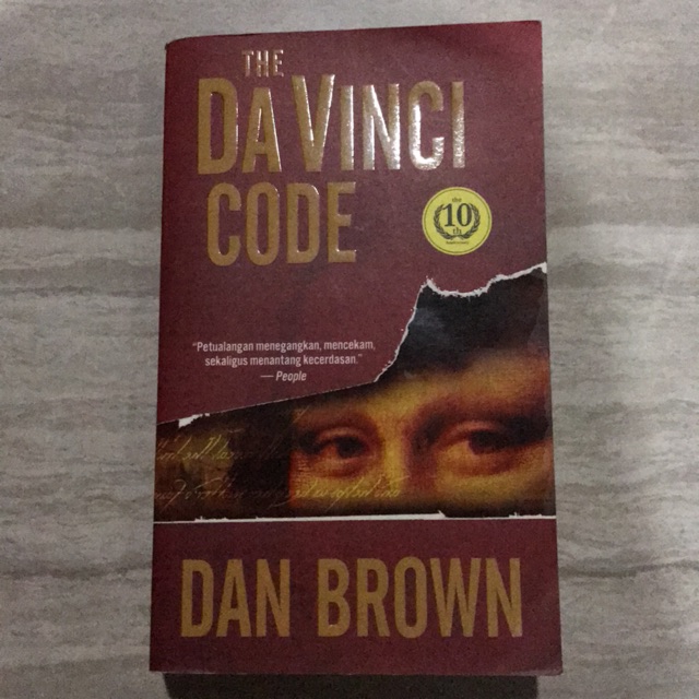 The davinci code karya dan brown (novel preloved)