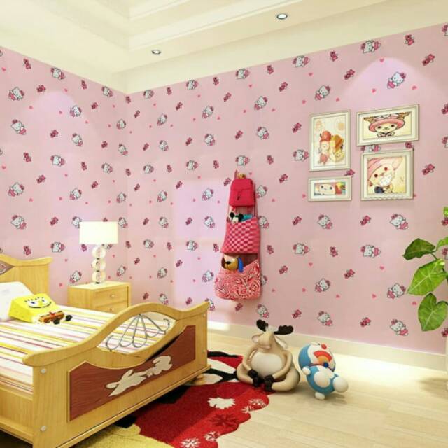 Wallpaper dinding 45cmx10m 1rol 1kg
