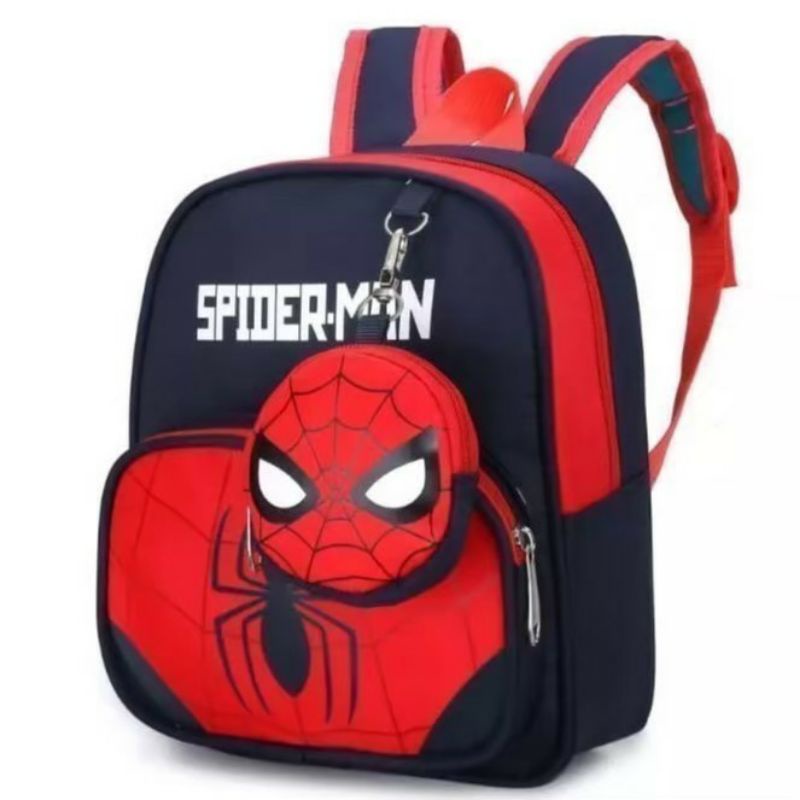 MOEZHA TAS _ Tas Ransel Fashion Sekolah Anak Laki Laki PAUD TK SD Marvel Super Hero Kapten Amerika