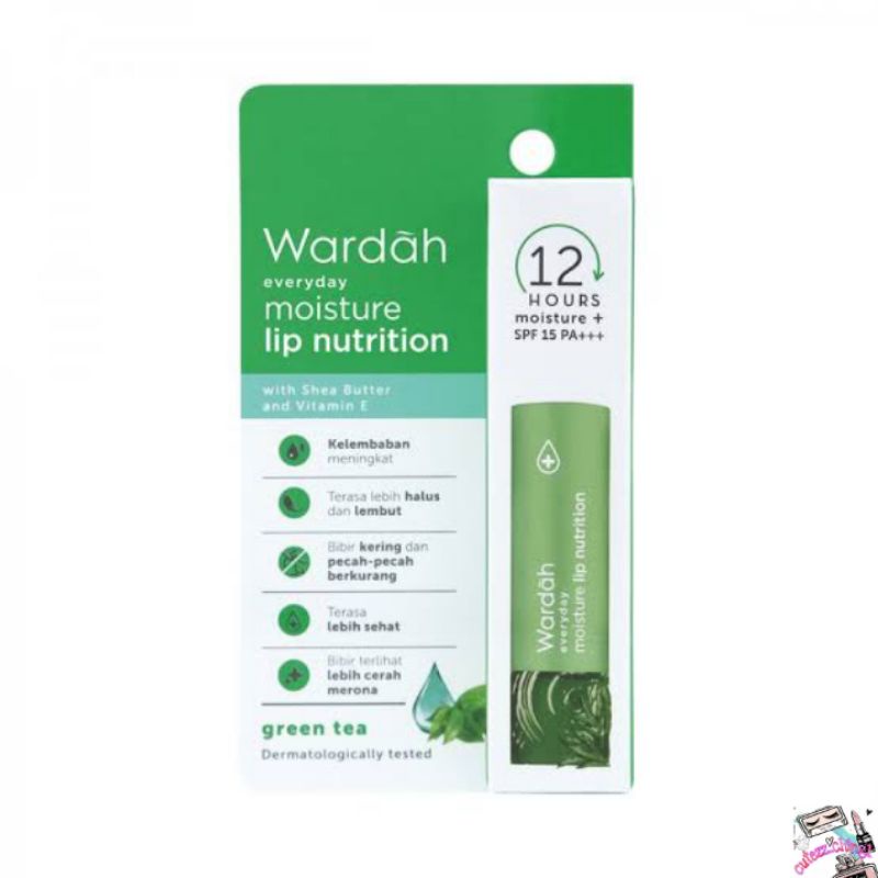 ☃Cutezz_Ching1☃Wardah Everyday Moisture Lip Nutrition 4g