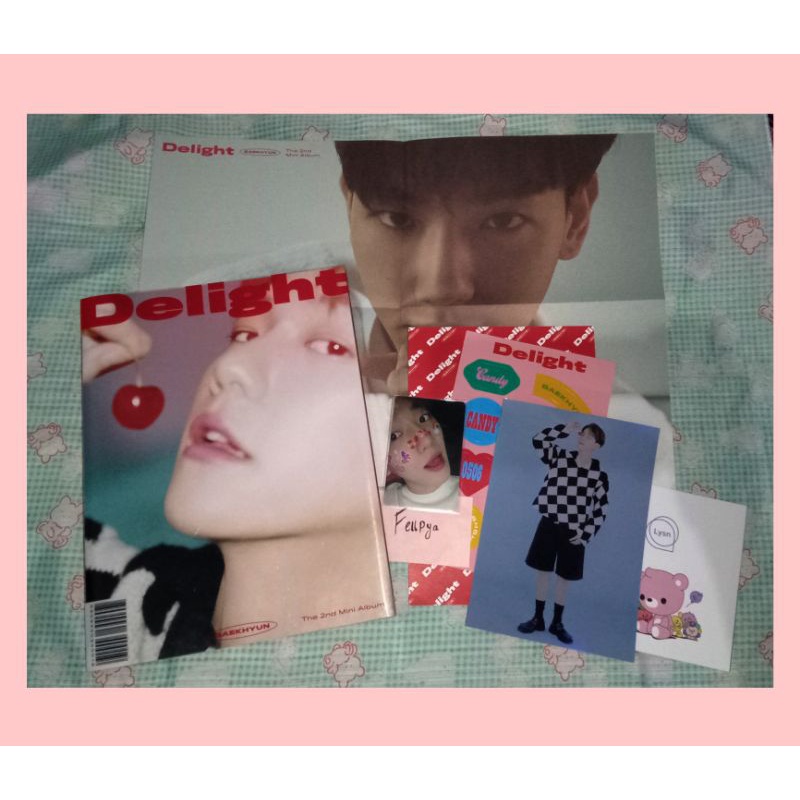 PC POCA EXO Album Fullset/Only Baekhyun Delight Chemistry Plester