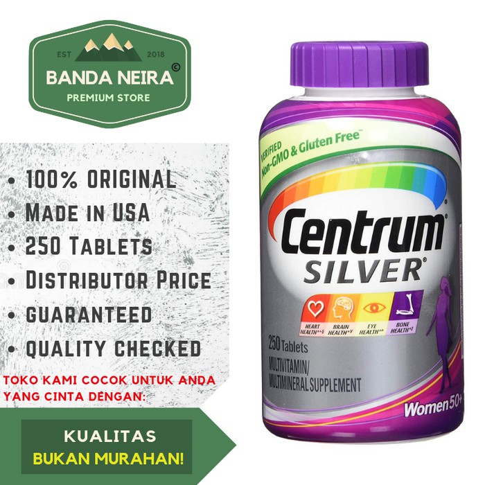 Centrum Silver Women 50+ Plus 250 Tablet