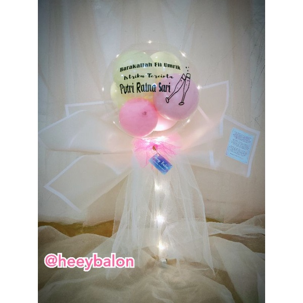 Ready Langsung Kirim Balon Stick/Balon PVC/balon bening/balon ultah/balon graduation/buket wisuda/bu
